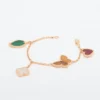 Lucky Alhambra shells Carnelian Bracelet Van Cleef & Arpels