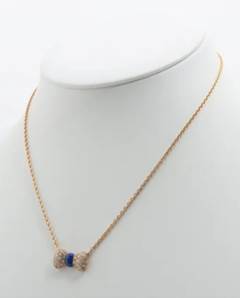 Van Cleef & Arpels Noeud Papillon Lapis lazuli diamond Necklace