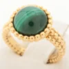 Perlée Couleur Malachite Ring Van Cleef & Arpels