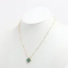 Vintage Alhambra Malachite Necklace Van Cleef & Arpels