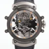 Bvlgari Gérald Genta watches 102628 3 Ti & leather Tourbillon Skeleton dial