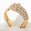 Panthere De Cartier Ring Emerald Onyx