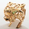 Cartier Panthère Ring Doo Cartier Tsavorite Onyx