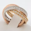 Cartier Three Bangles diamond Ring