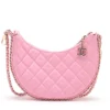 Chanel Matelasse Lambskin ShoulderBag Pink Gold Metal