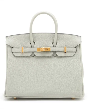 Hermes Birkin 25 Grineveh Togo Gold Metal Fittings B 2023