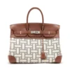Hermes Birkin 35 Twirl Mosaics x Buffle Skipper Marron Gold Metal Fittings □L 2008