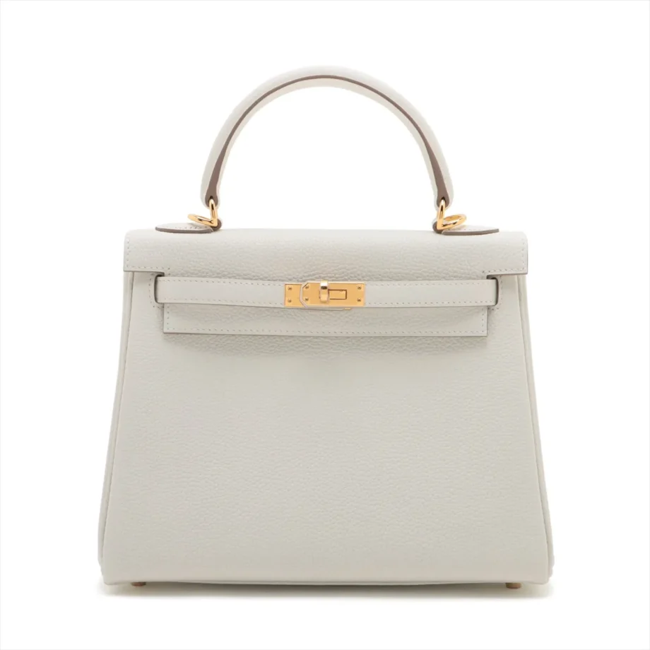 Kelly 25 Togo Gripperle Hermes Gold Metal B 2023