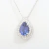 Tiffany Soleste Tanzanite diamond Necklace