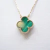 Van Cleef & Arpels Vintage Alhambra Malachite Necklace