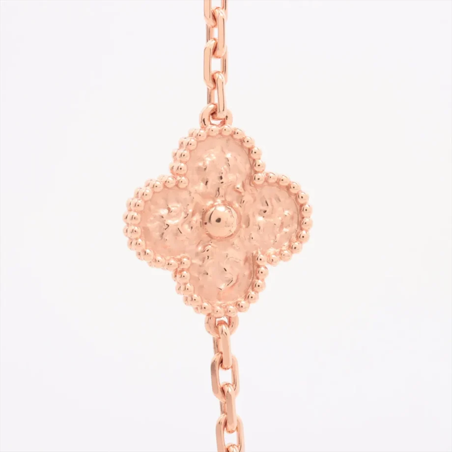 Vintage Alhambra Necklace 10P Van Cleef & Arpels