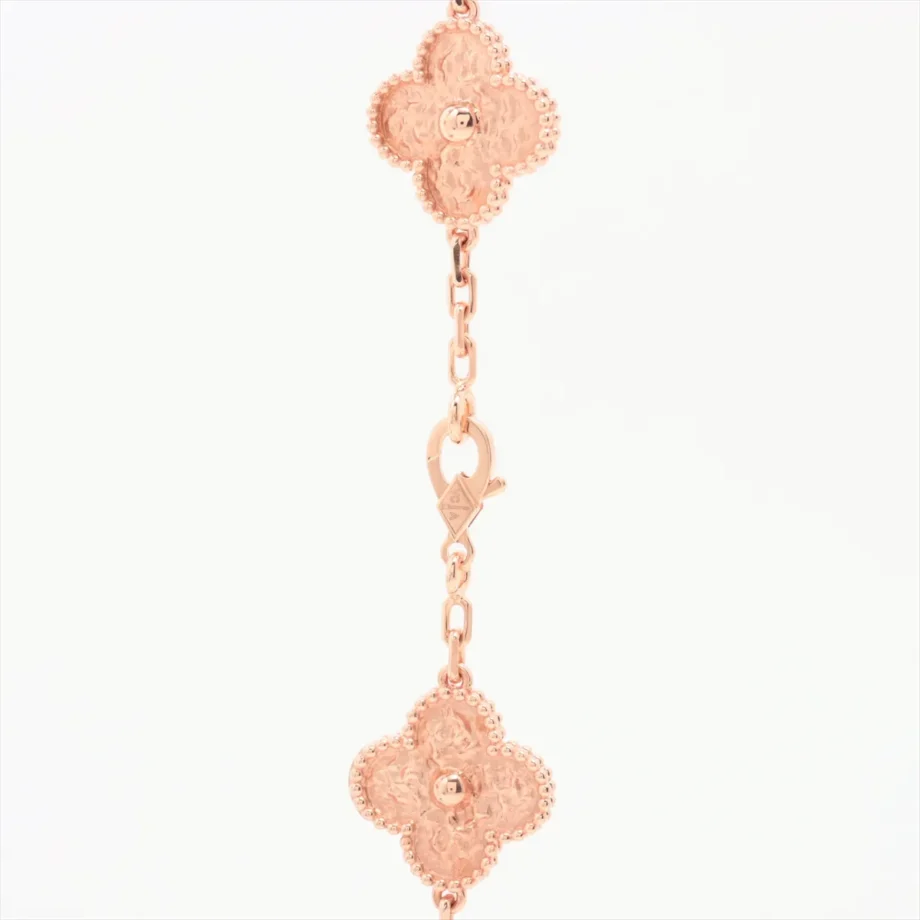 Vintage Alhambra Necklace 10P Van Cleef & Arpels