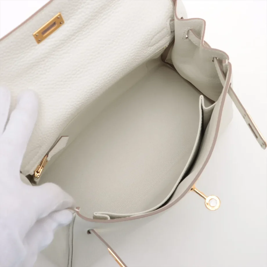 Kelly 25 Togo Gripperle Hermes Gold Metal B 2023