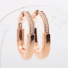 Tiffany Lock diamond Earring Piercing