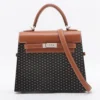 Hermes Kelly Cherrywood 22 Barenia x natural wood