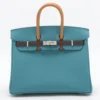 Birkin 25 Hermes Veau Epsom Blue Jean Ecorse 2023