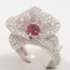 Cartier Caresse Orchidées Ring Ruby diamond