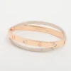 Cartier Love half Bracelet diamond