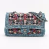 Chanel Matelasse 25 Denim×tweed Double Flap
