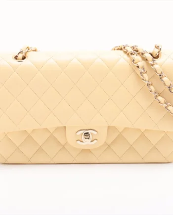 Chanel Matelasse 25 Yellow Gold Lambskin