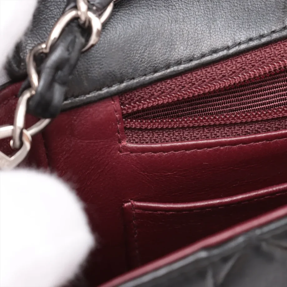 Chanel Bag Diana Matelasse Lambskin Black
