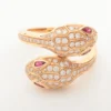 Bulgari Serpenti Seduttori Rubellite diamond Ring