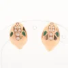 Bulgari Serpenti earrings Malachite diamond Piercing