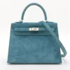 Hermes Kelly 25 thalassa Doblis BlueSilver H