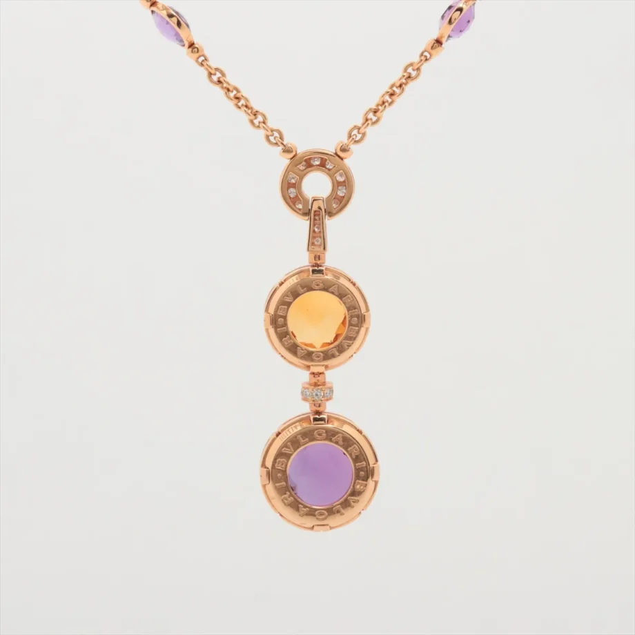 Bvlgari Parentesi Cocktail Amethyst Citrine Necklace