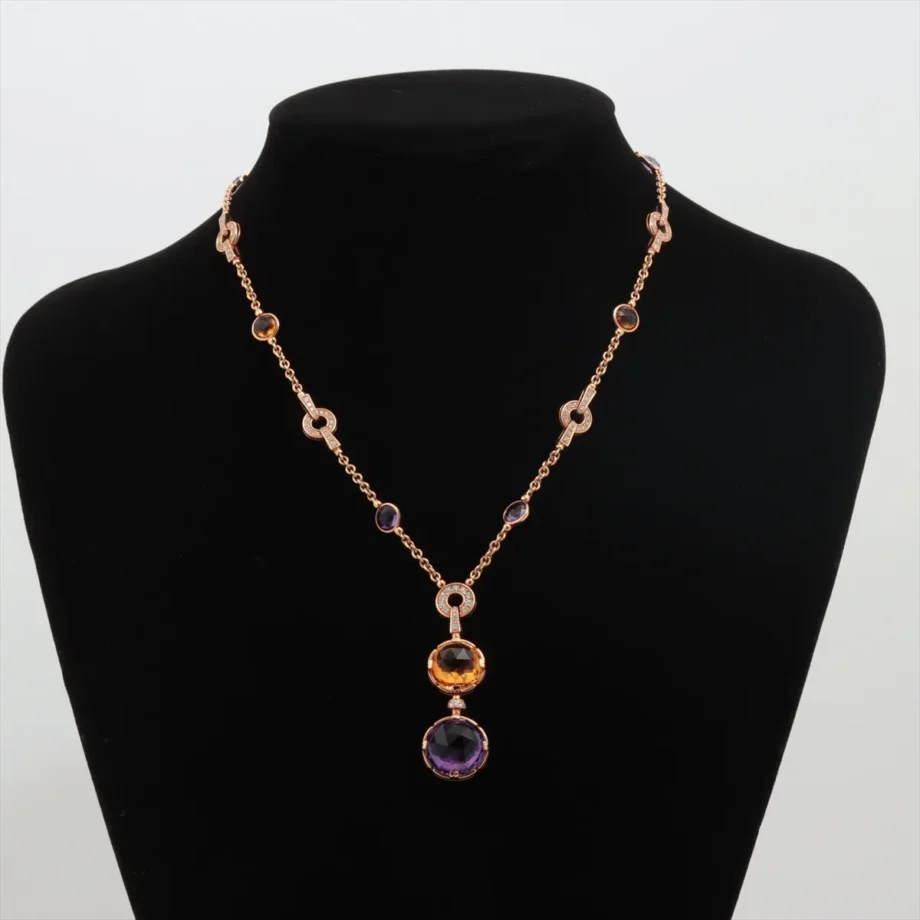 Bvlgari Parentesi Cocktail Amethyst Citrine Necklace