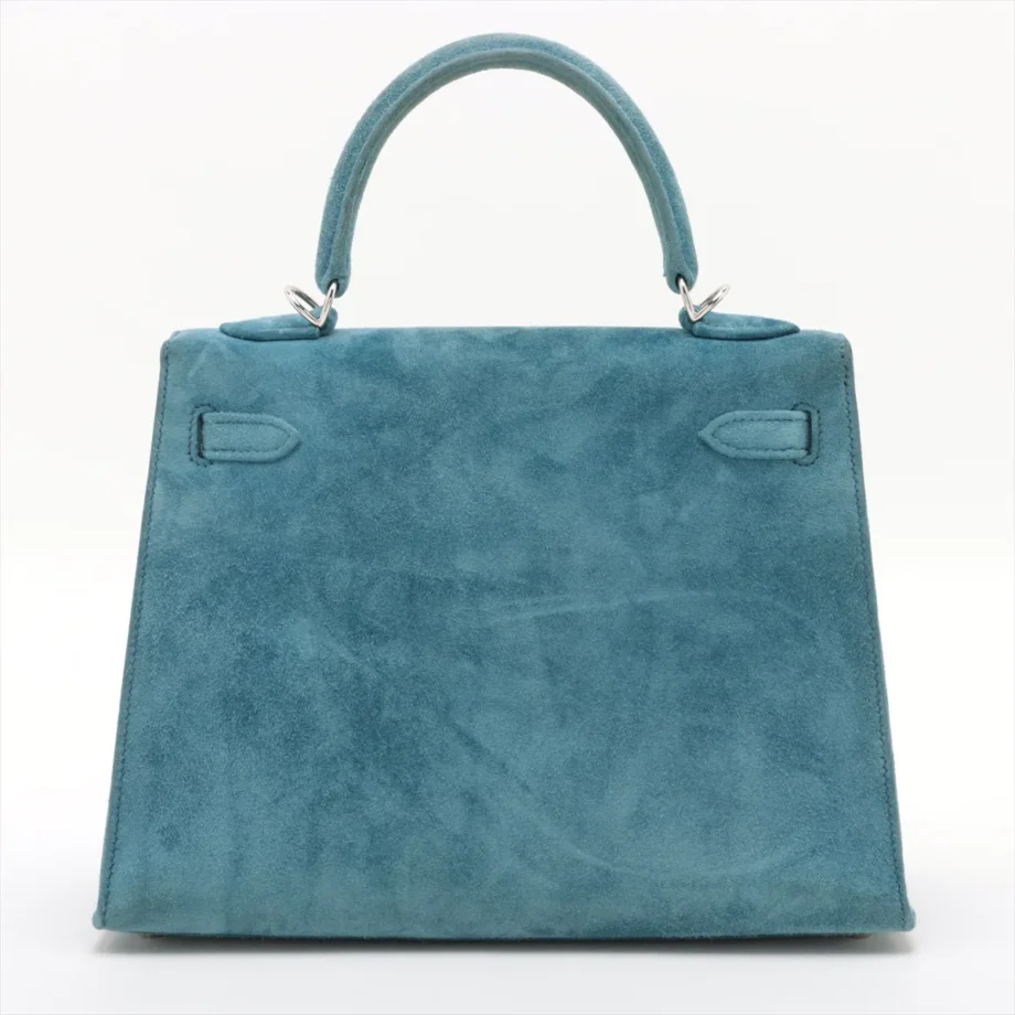 Hermes Kelly 25 thalassa Doblis BlueSilver H