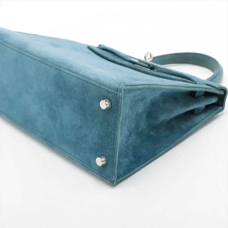 Hermes Kelly 25 thalassa Doblis BlueSilver H