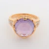 Bulgari Parentesi Cocktail Amethyst diamond Ring