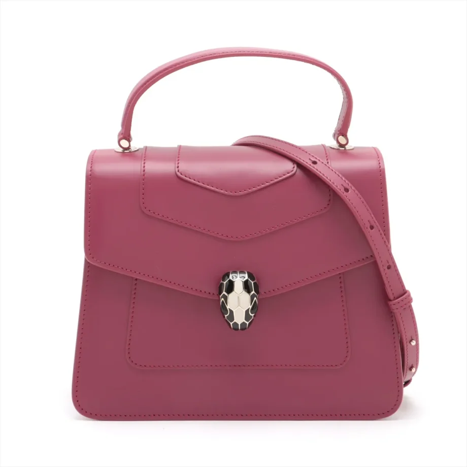 Bvlgari Serpenti Handbag Leather