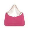 Bvlgari Serpenti Leather 2 Way Shoulder Bag Pink