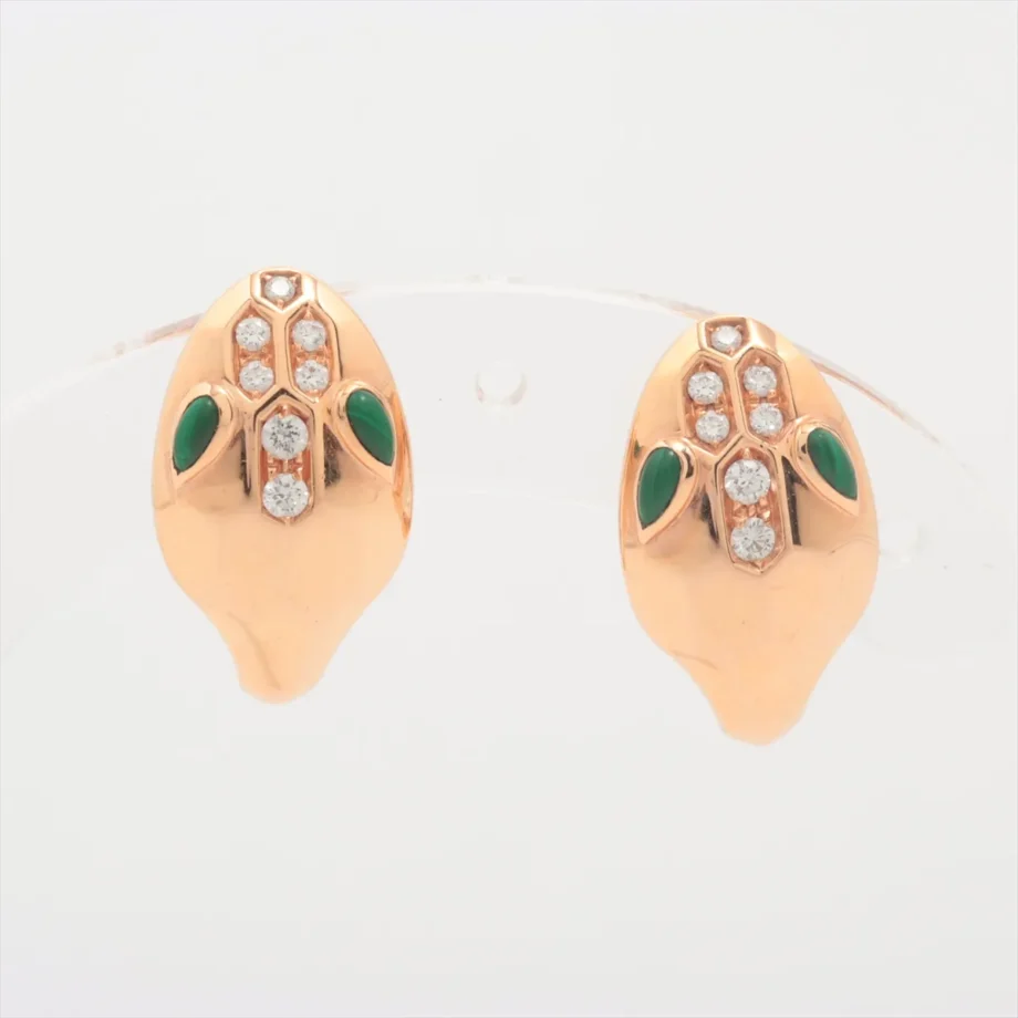 Bulgari Serpenti Malachite diamond Piercing