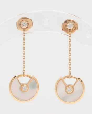 Cartier Amulette earring de Cartier shells diamond