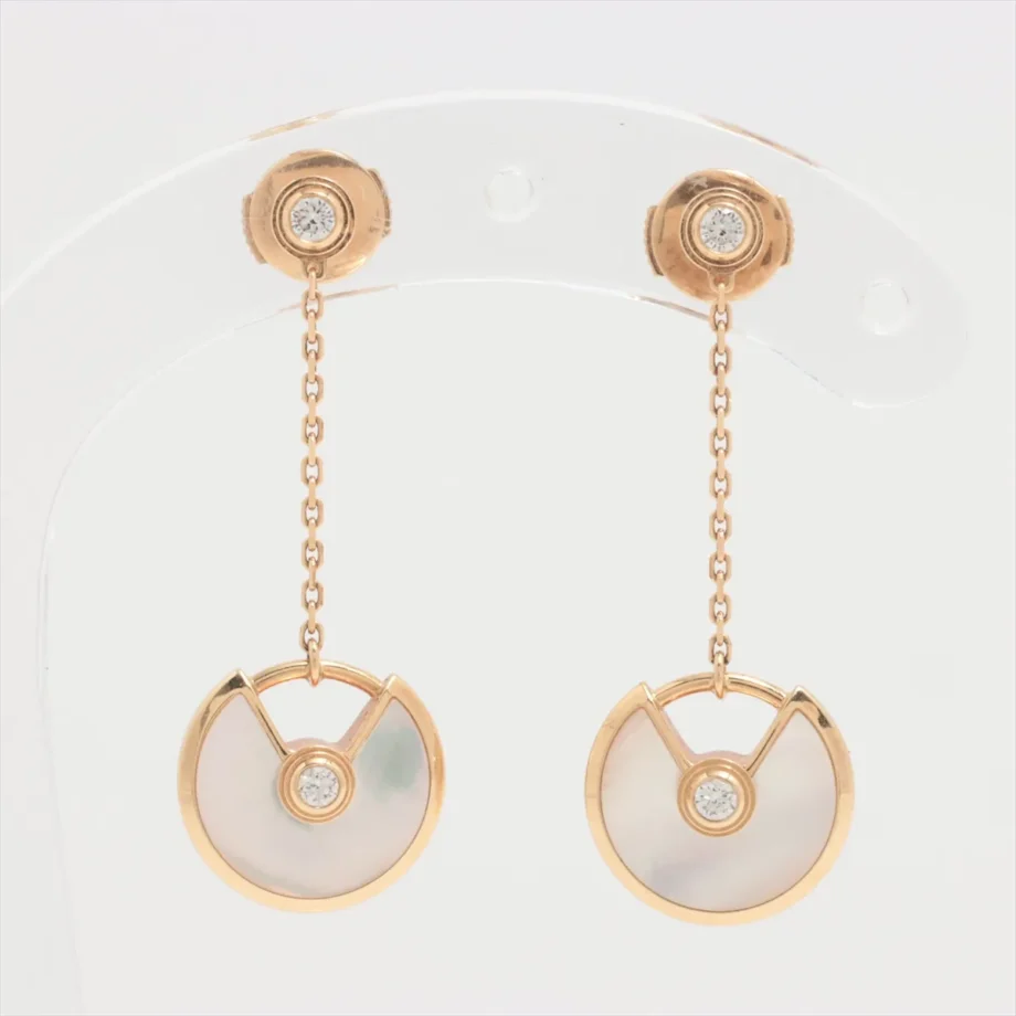 Cartier Amulette earring de Cartier shells diamond