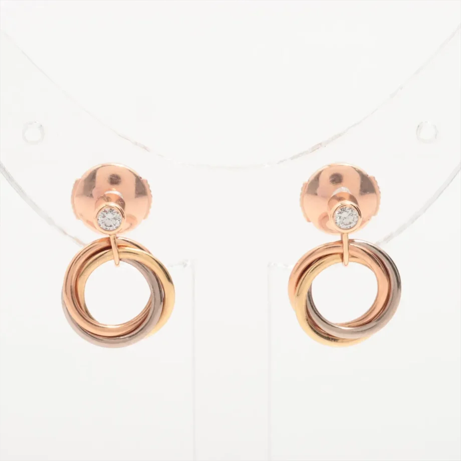Cartier Trinity earring diamond Piercing