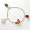 Lucky Alhambra Bracelet shells Carnelian Van Cleef & Arpels