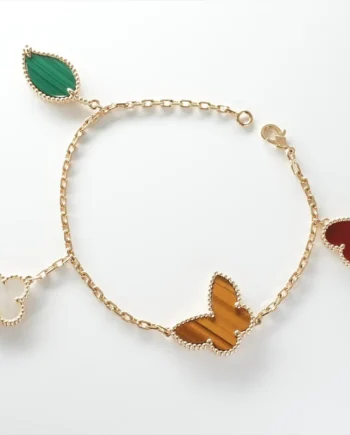 Lucky Alhambra Bracelet shells Carnelian Van Cleef & Arpels
