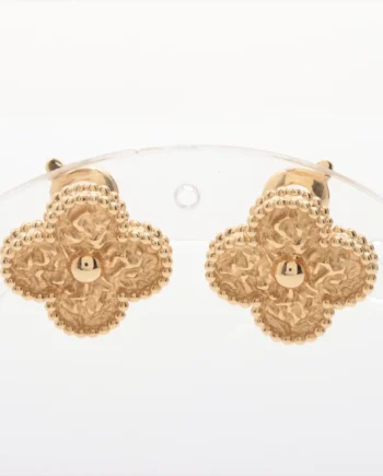 Vintage Alhambra earrings Piercing Van Cleef & Arpels