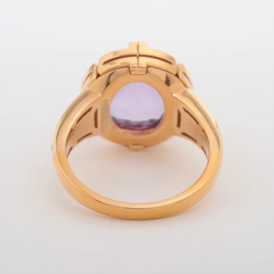 Bulgari Parentesi Cocktail Amethyst diamond Ring