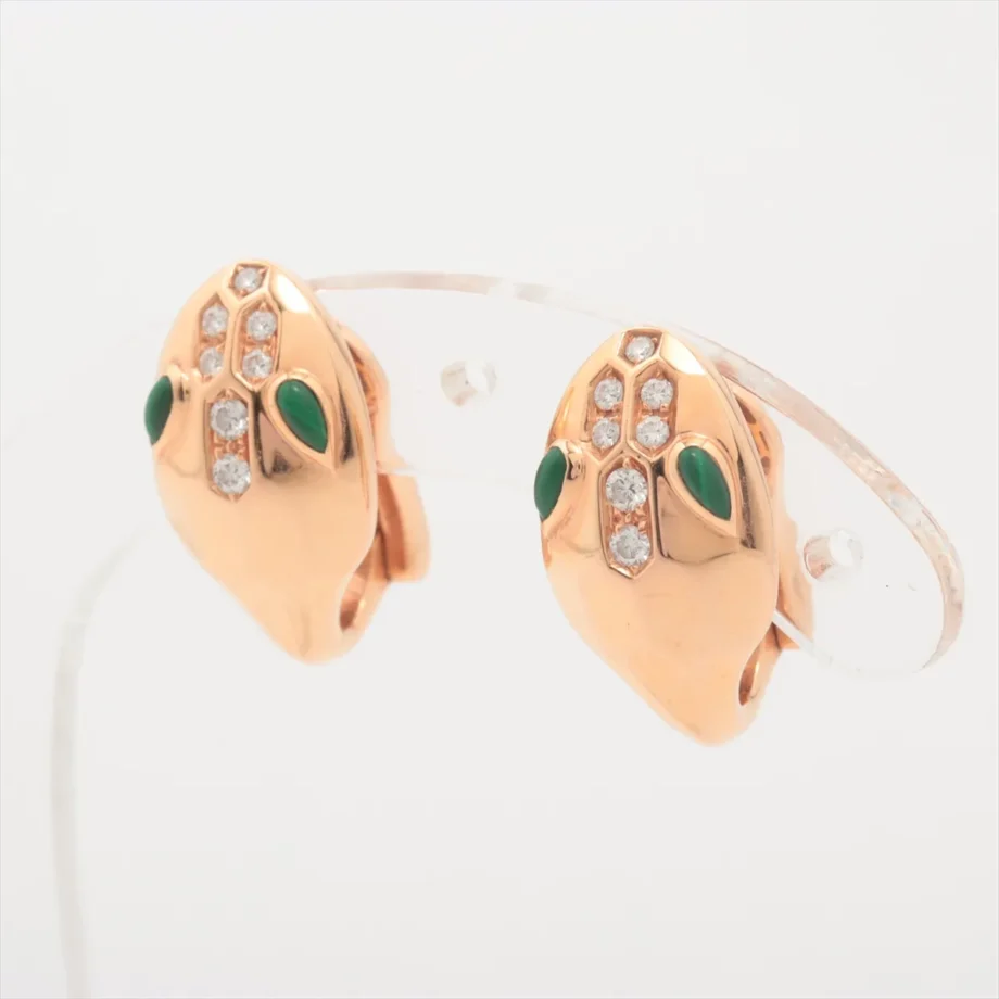 Bulgari Serpenti Malachite diamond Piercing
