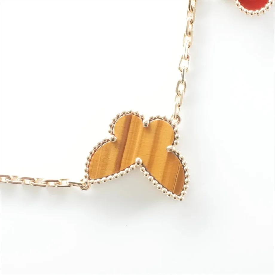 Lucky Alhambra Bracelet shells Carnelian Van Cleef & Arpels