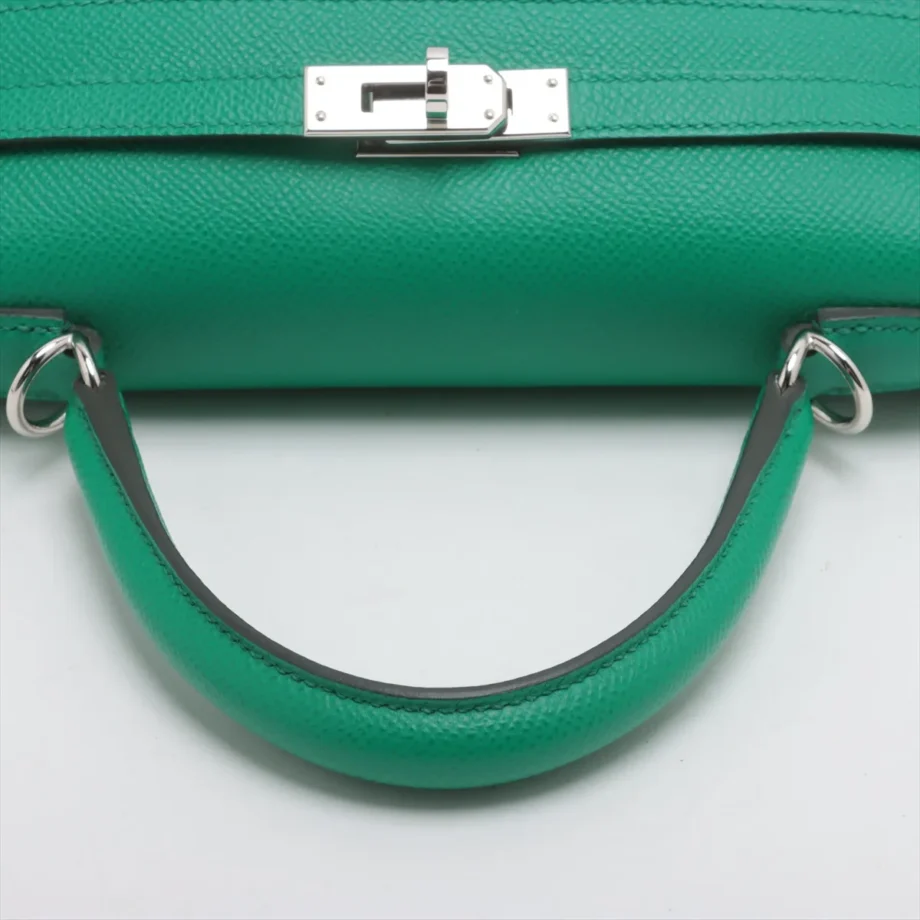 Hermes Kelly 25 Veau Epsom Vale Jade