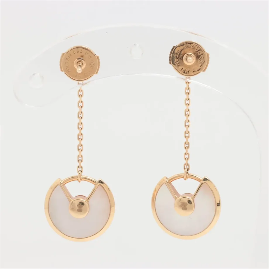 Cartier Amulette earring de Cartier shells diamond