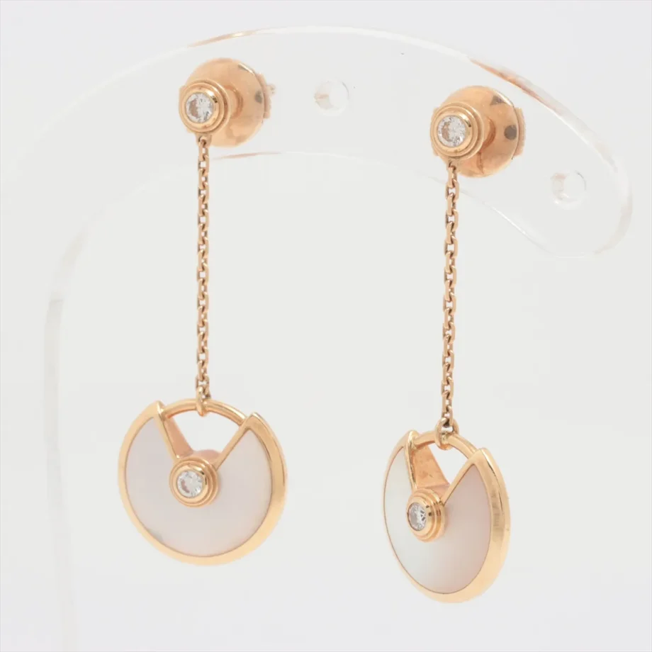 Cartier Amulette earring de Cartier shells diamond