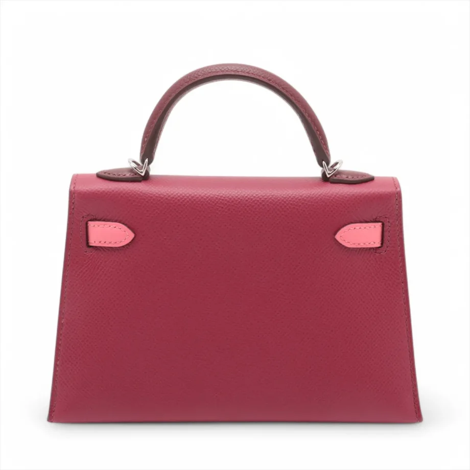 Hermes mini kelly 2 20 Veau Epsom Rose Azalea 2024