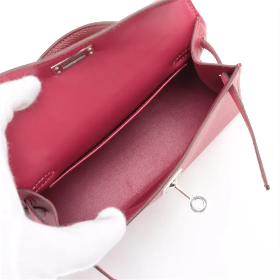 Hermes mini kelly 2 20 Veau Epsom Rose Azalea 2024